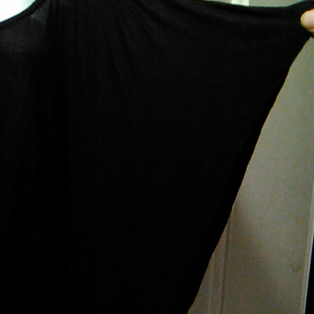 Nwt Black Tunic Laced Opened Back - image 2